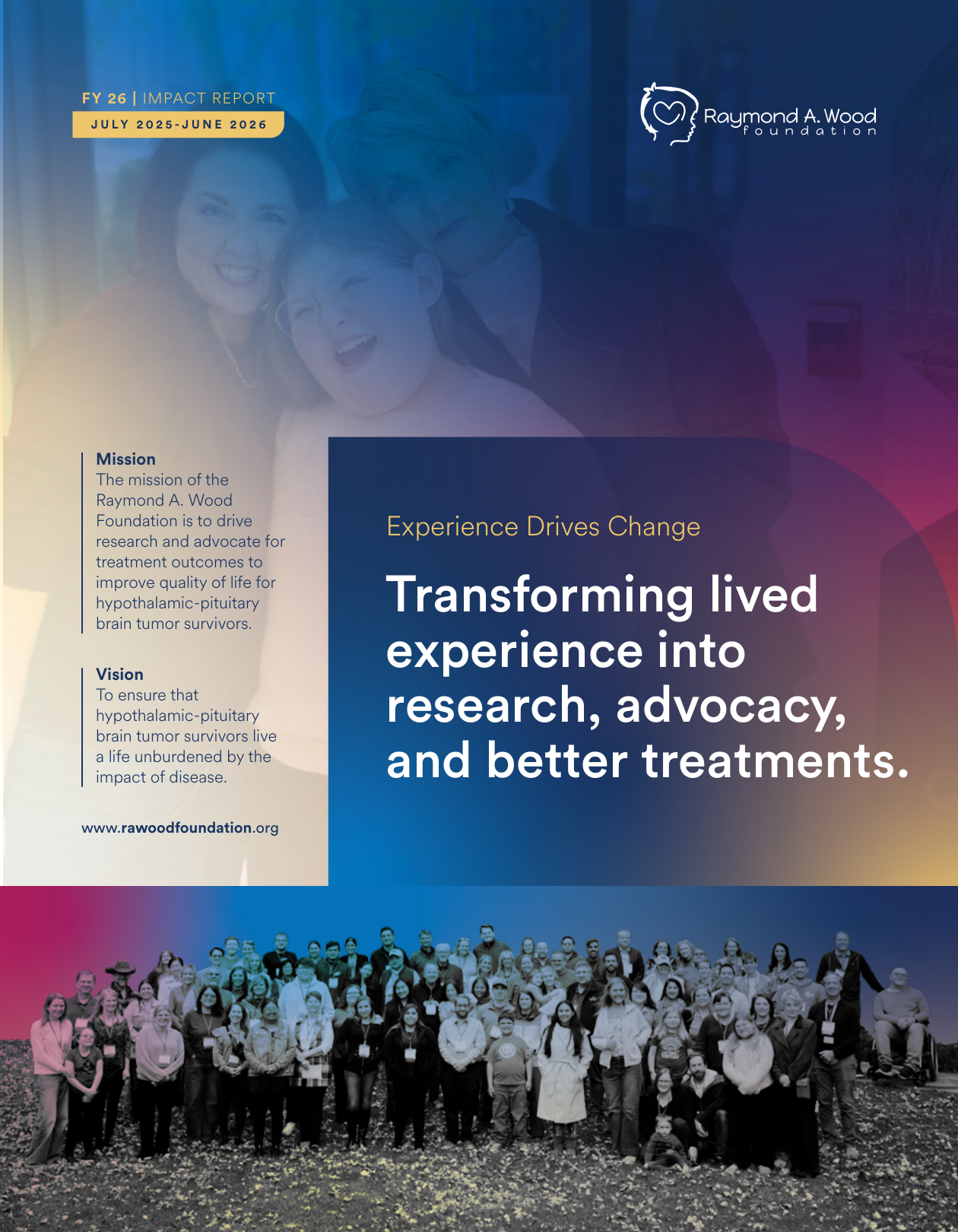 Cover of Raymond A. Wood Foundation FY26 Impact Report